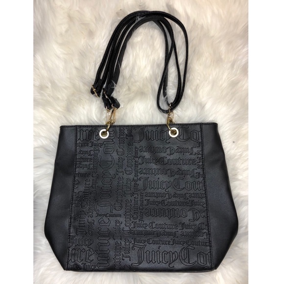 Juicy Couture black leather tote 🖤 - Picture 2 of 5